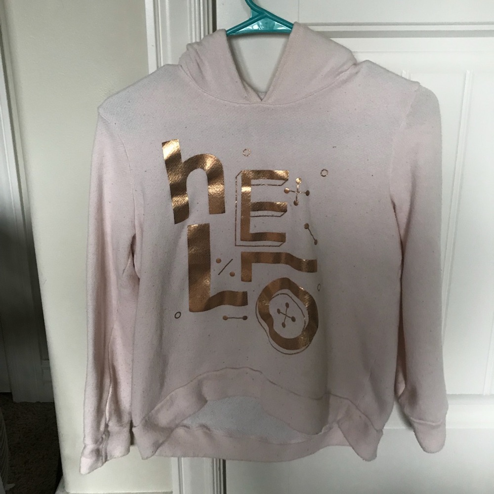 Old navy pink graphic hoodie